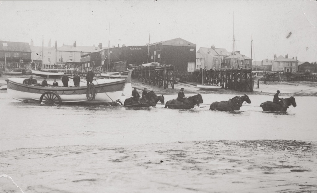 The Stow and Sons yard at Shoreham, where Tally Ho was built in 1910